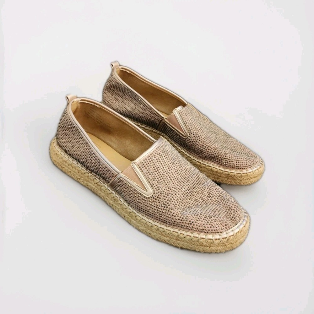 Kaari Blue Rose‎ Gold Espadrilles Size 9M